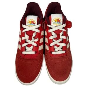 NWOT Adidas Originals Forum Low CL Red/Off White/Gum Men's Shoes IE7176, Size 8